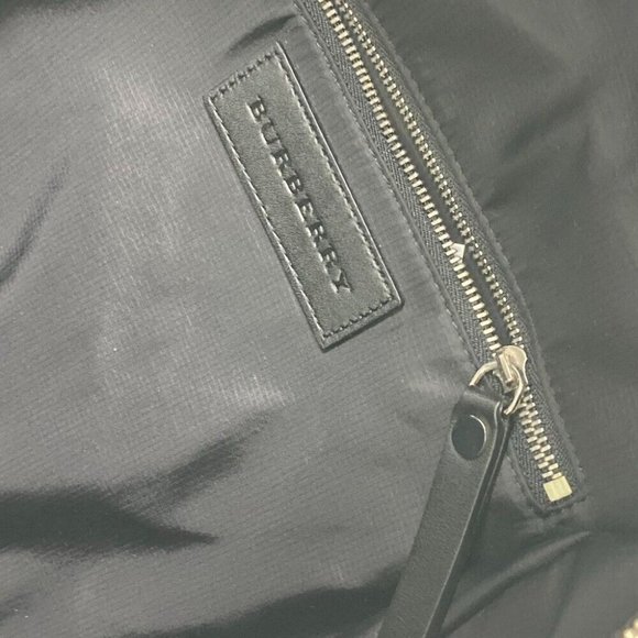 BURBERRY Backpack mega check pattern Bag Canvas/Leather Beige/Black - Picture 5 of 14